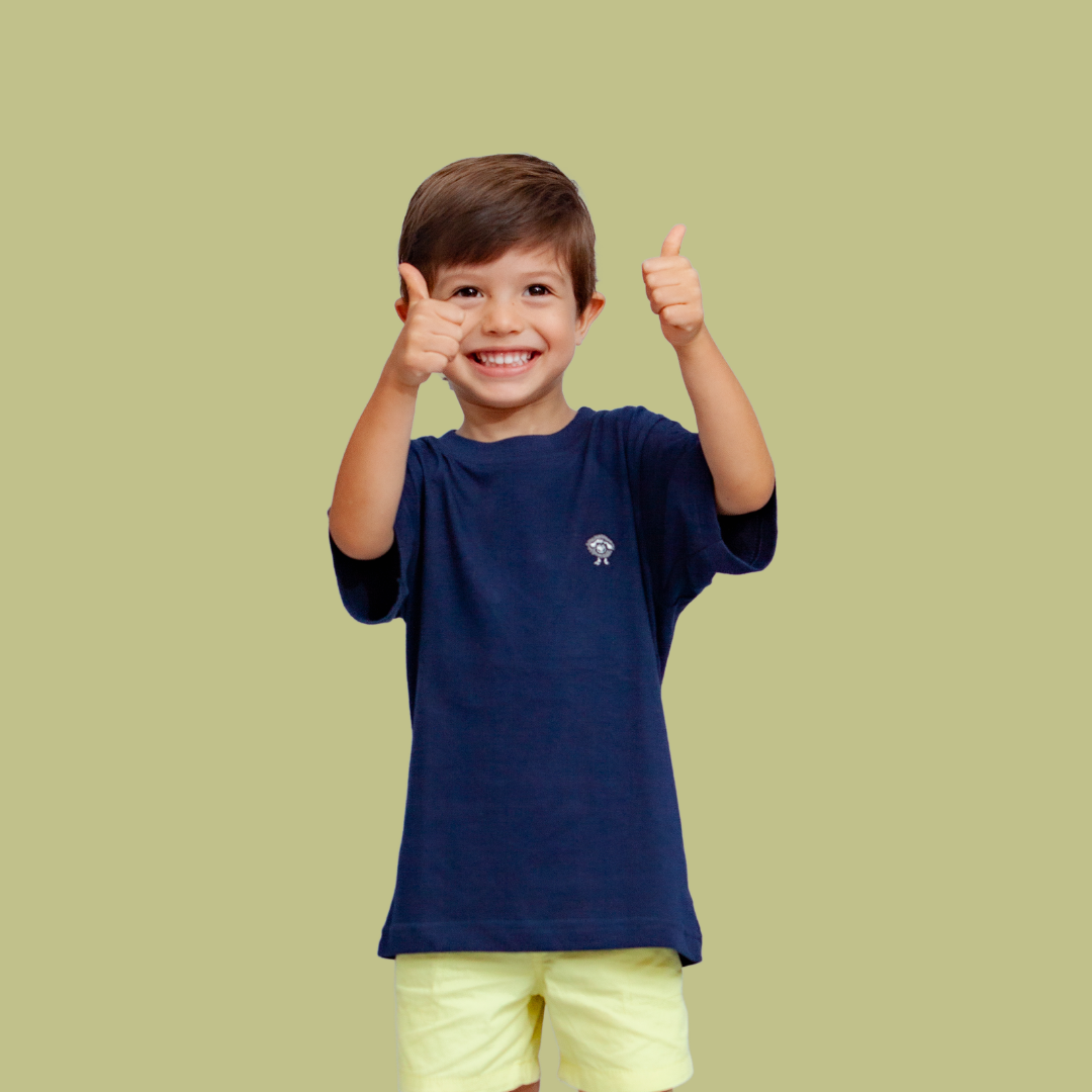 T-Shirt Niño Azul Navy
