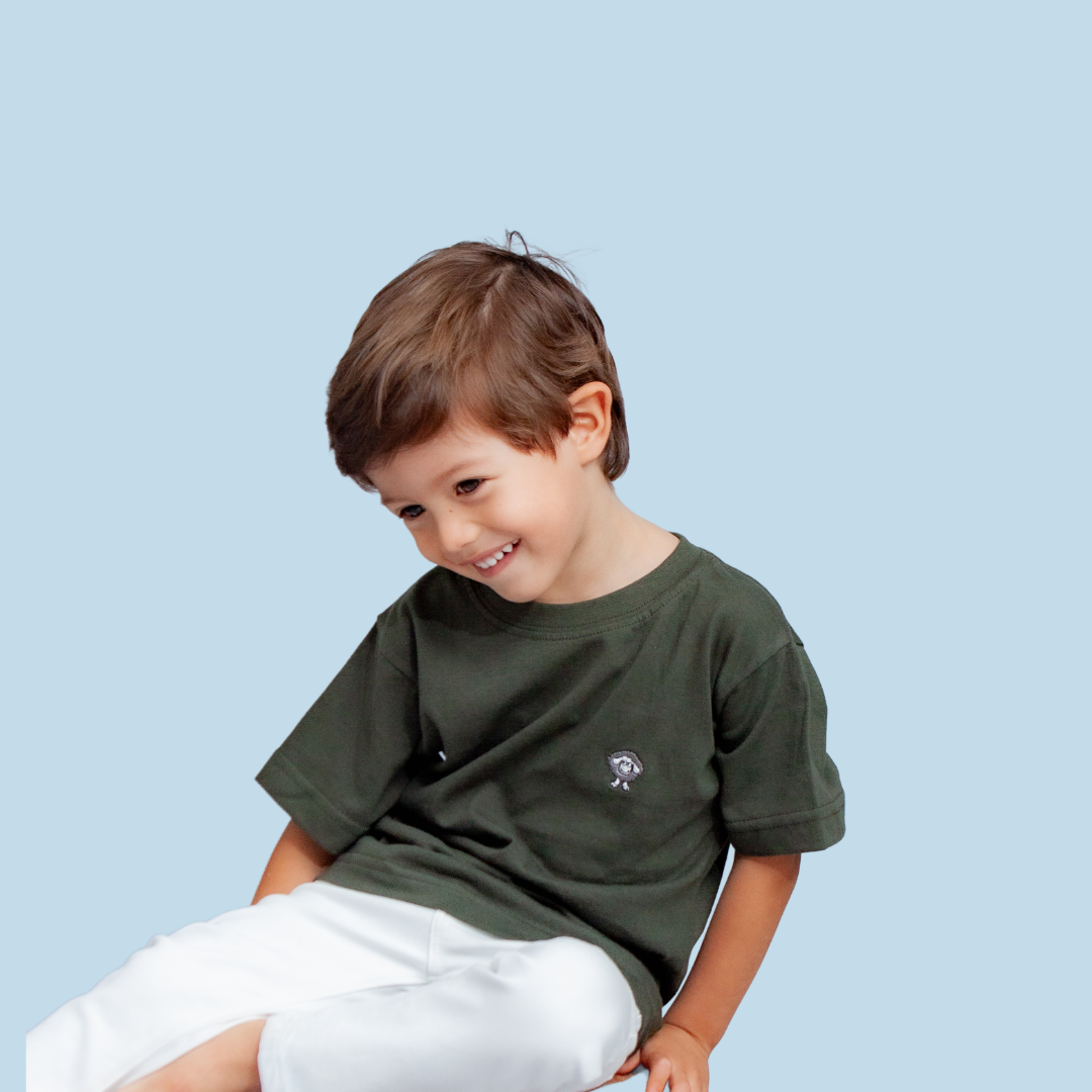 T-Shirt Niño Verde Militar