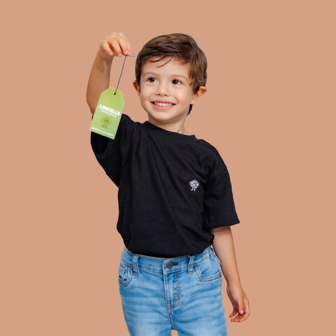 T-Shirt Niño Negra