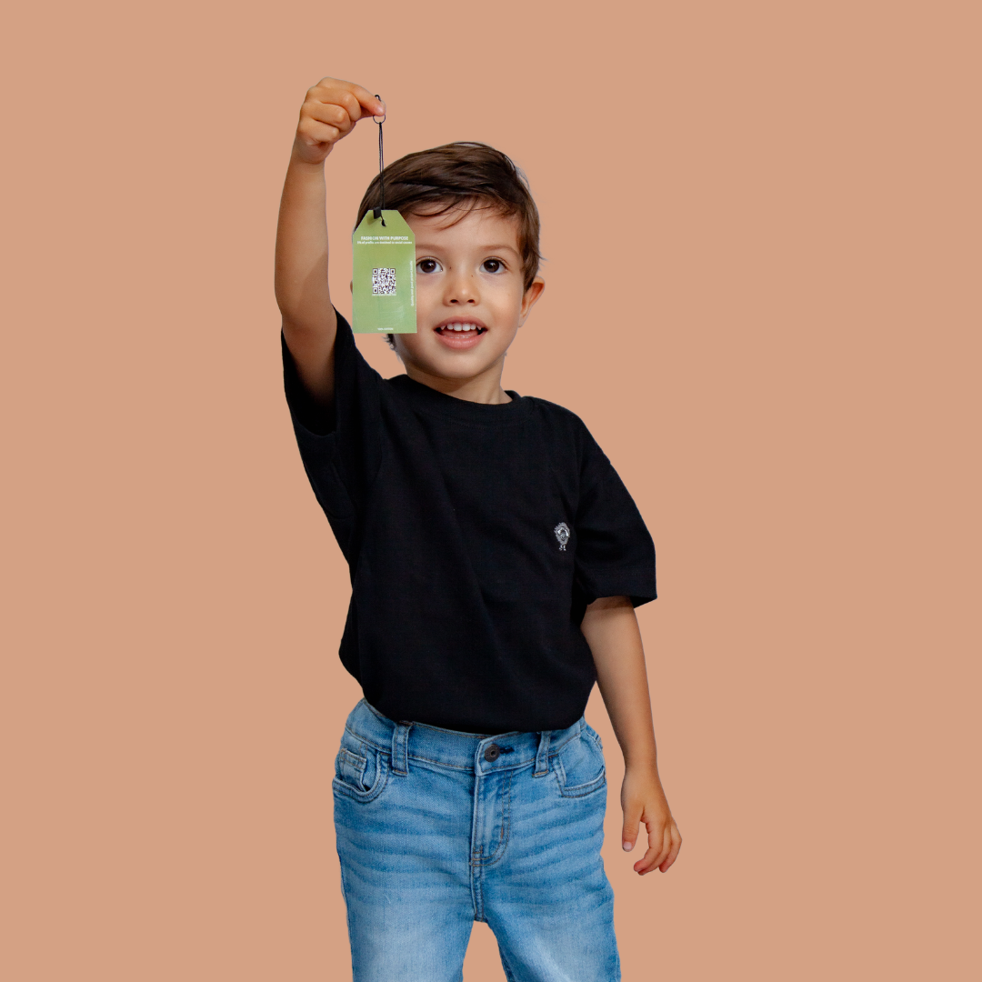 T-Shirt Niño Negra