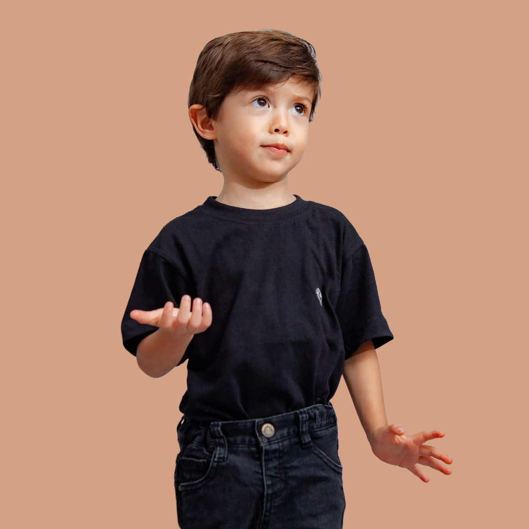 T-Shirt Niño Negra