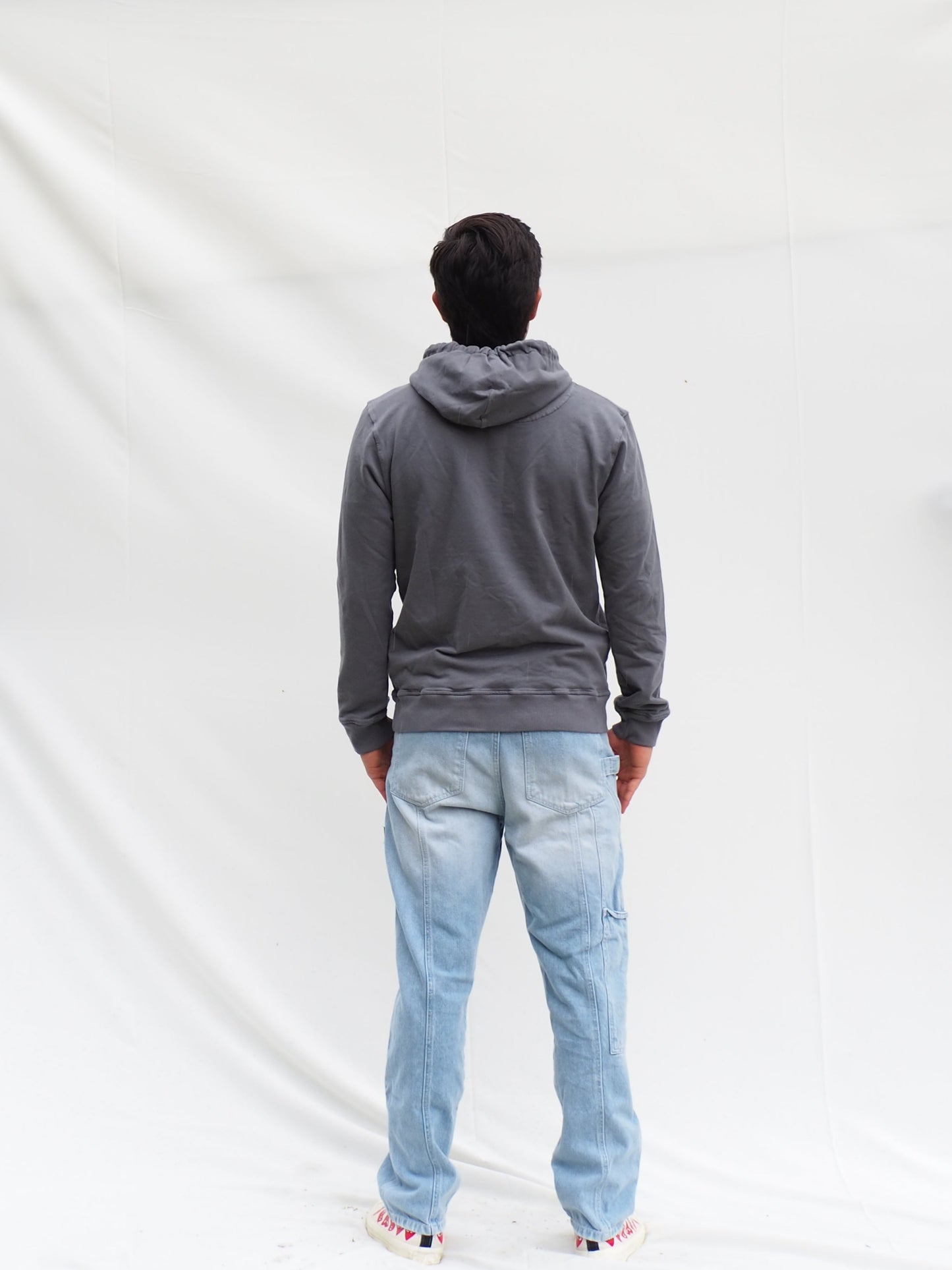 Hoodie Gris Plata