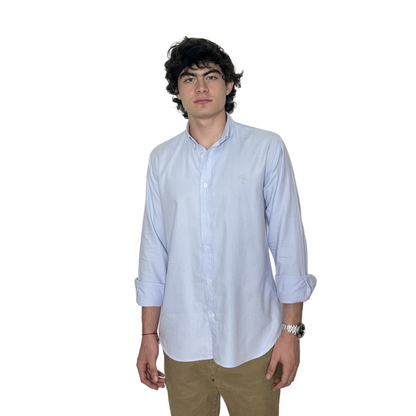 Camisa Oxford Azul Claro