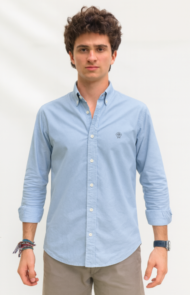 Camisa San Jacinto Azul Claro