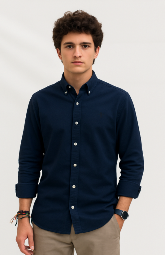 Camisa San Jacinto Azul Oscuro