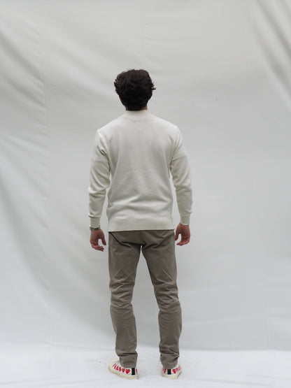 Half Zip Blanco