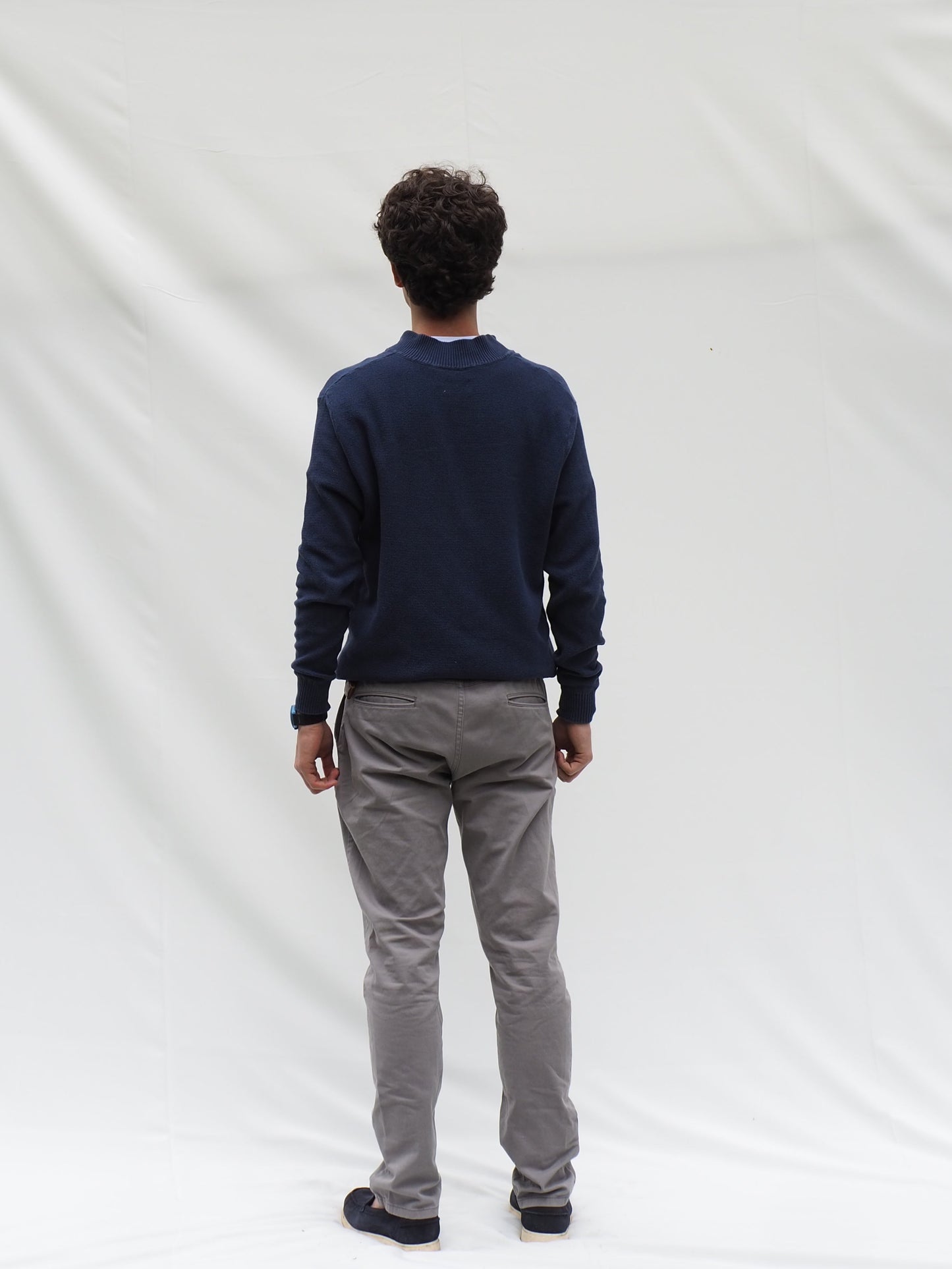 Half Zip Azul
