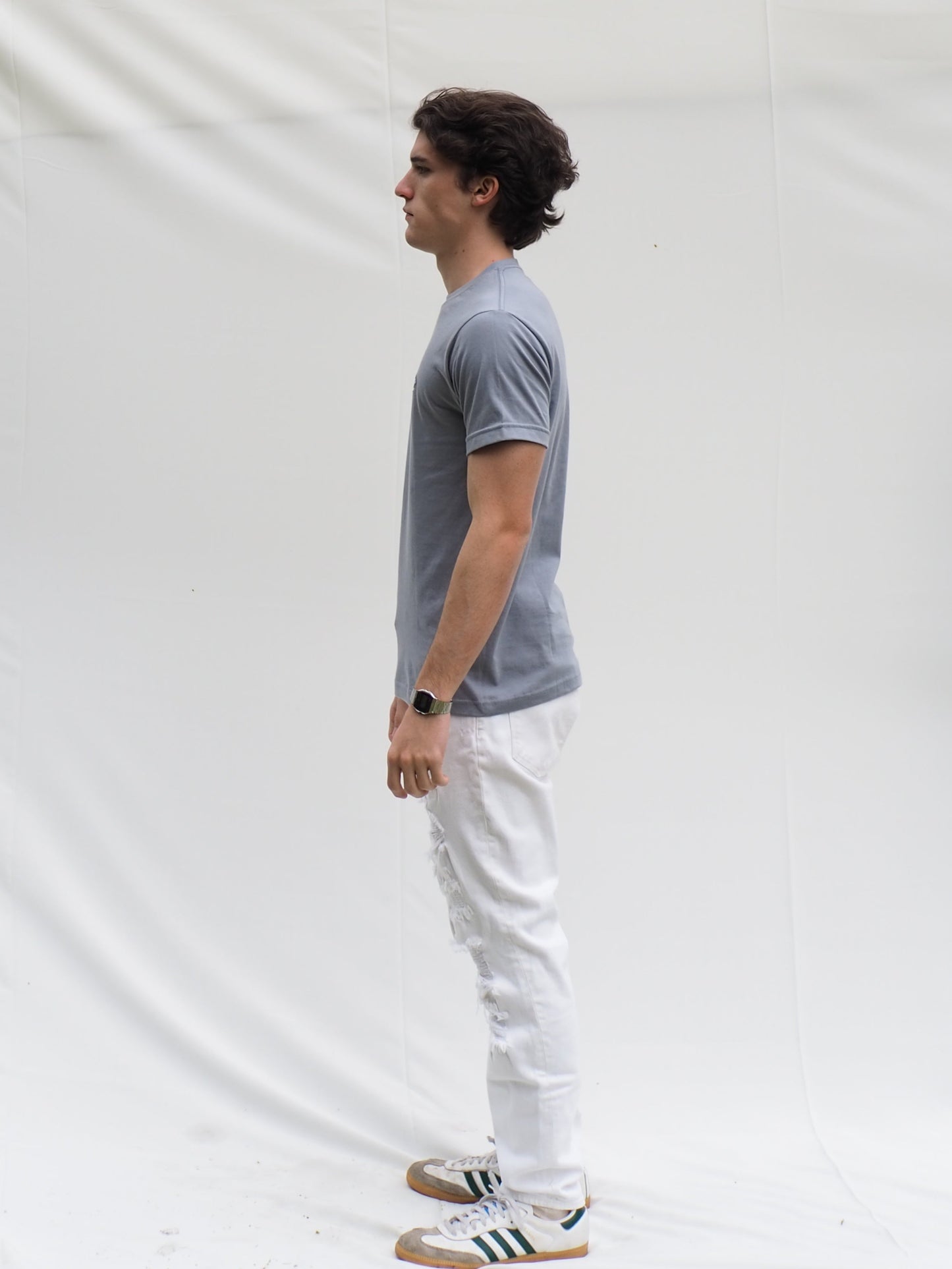 T-Shirt Gris Plata