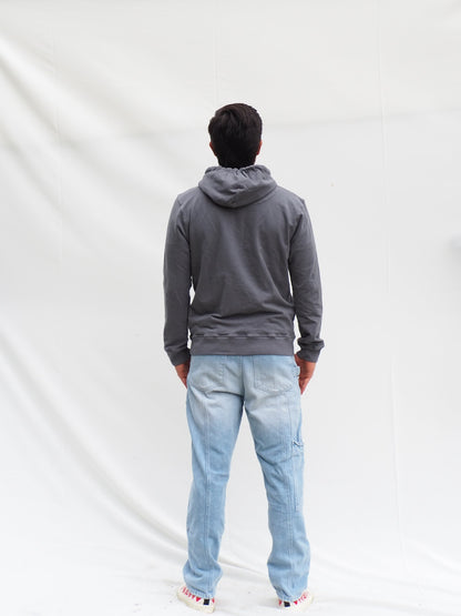 Hoodie Gris Plata
